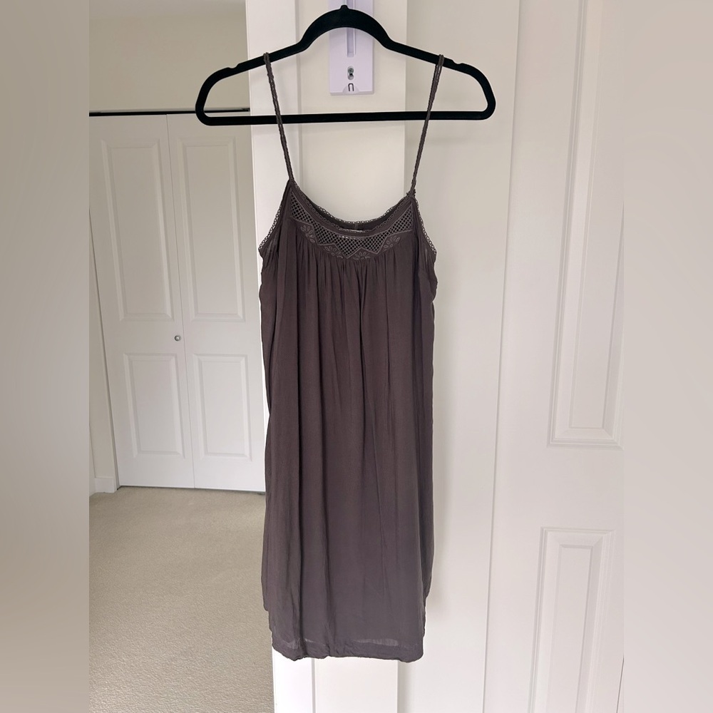 Gentle Fawn Brown Mini Dress